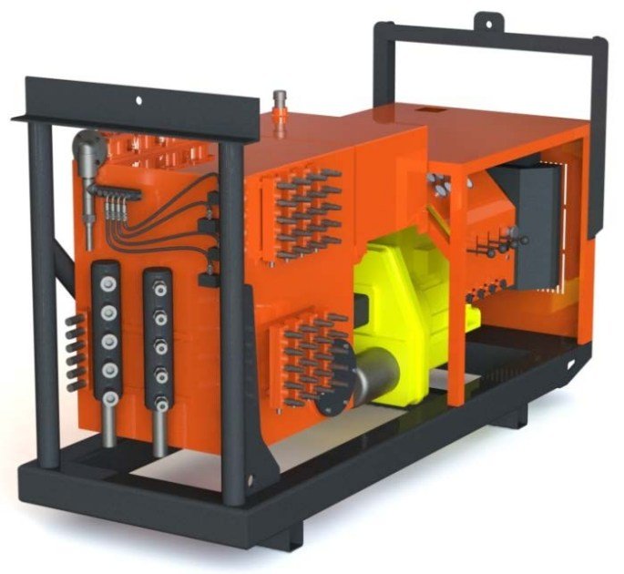 Custom-engineered HPU built to client pressure and flow specifications