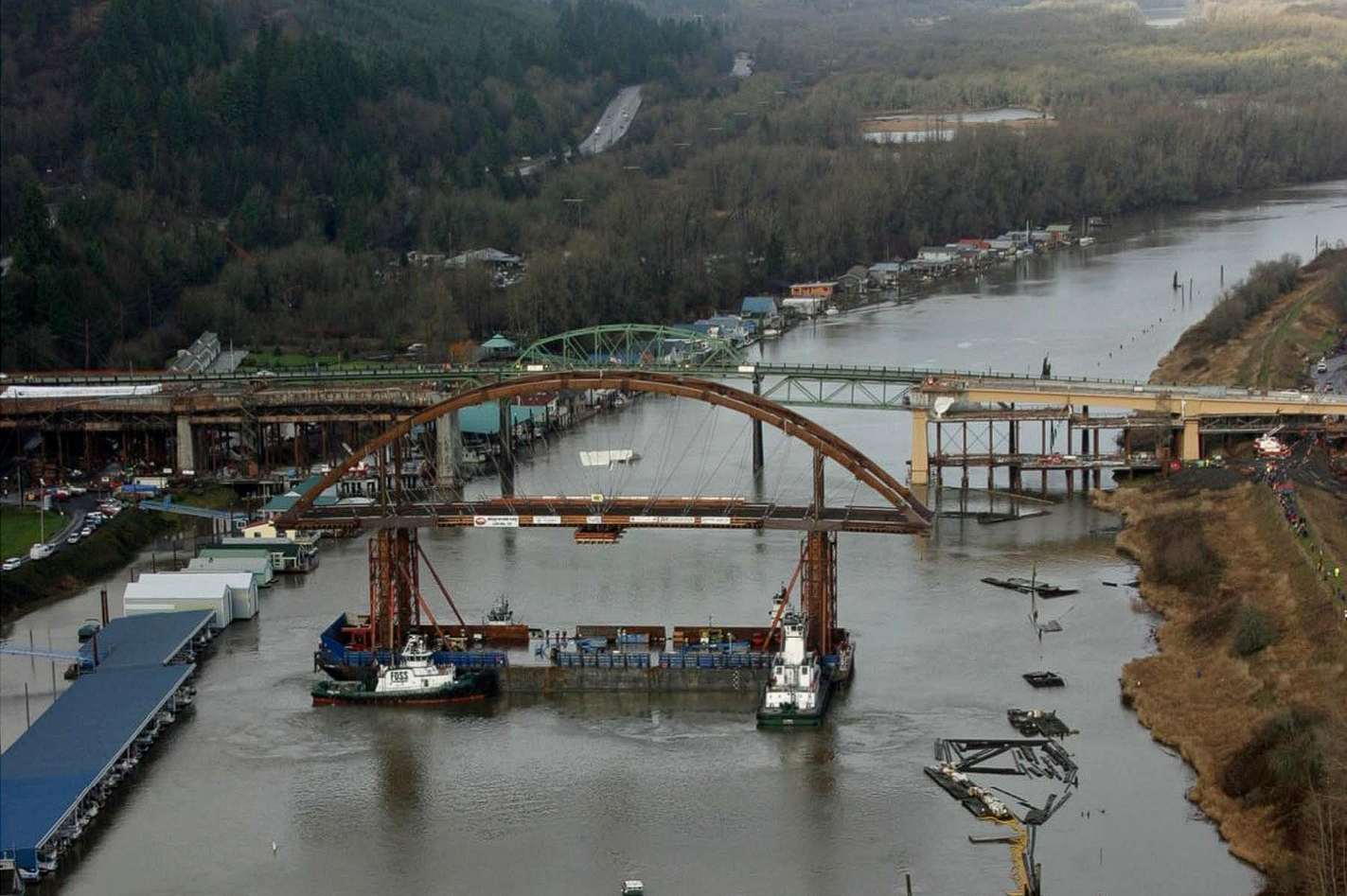 Hydraulic jacking system deployed for large-scale bridge repositioning